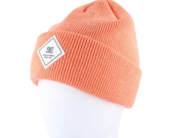 Womens Label Beanie Coral Cuff - DC