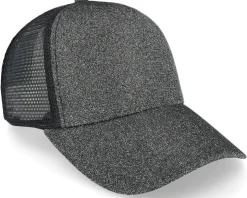 Womens New York Ponytail Sparkle Cap Black Trucker - Result
