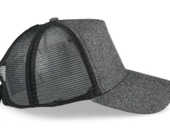 Womens New York Ponytail Sparkle Cap Black Trucker - Result