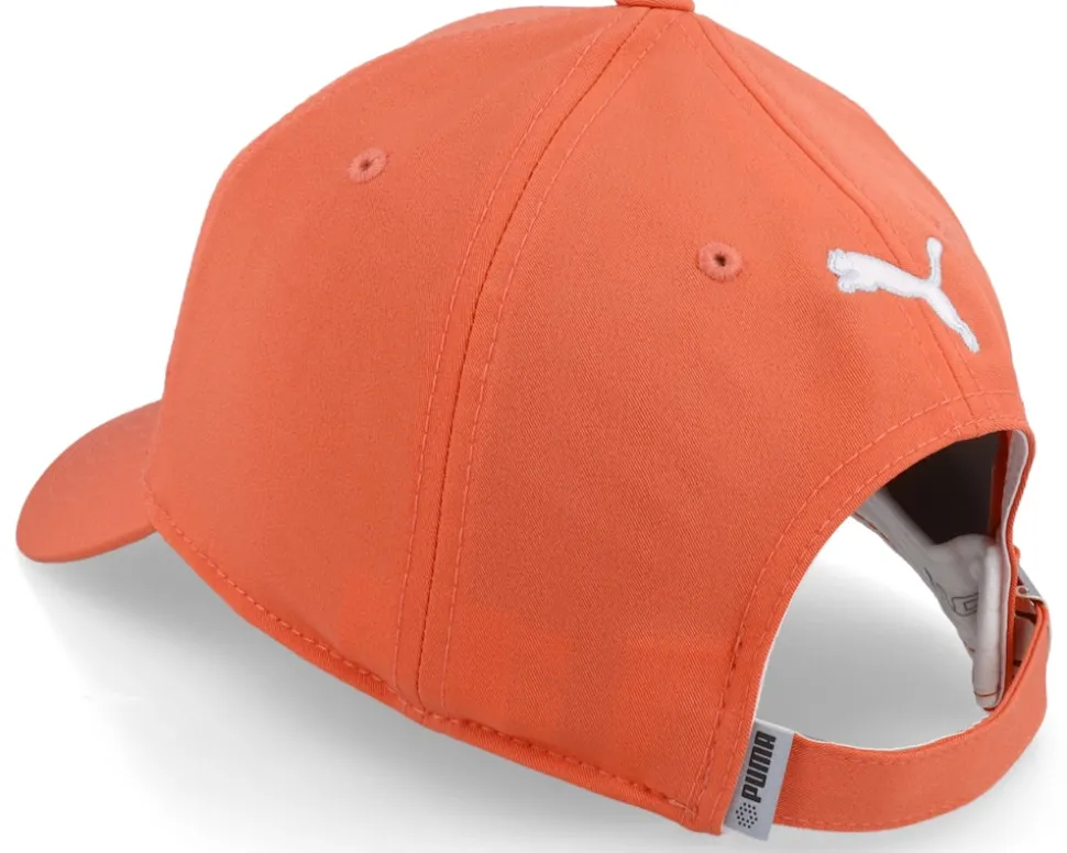 Womens P Cap Hot Coral Bright/White Adjustable - Puma