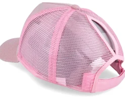 Womens Ponytail New York Sparkle Cap Babypink Trucker - Result