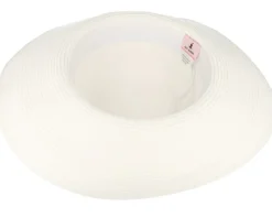 Womens Traveller Packable White Sun Hat - Sur la tête