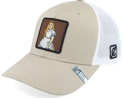Wonderland Khaki/White Trucker - Public Domain