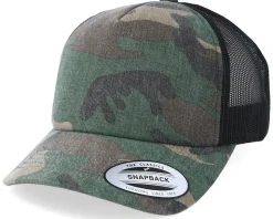 Wood Camo/Black Trucker - Yupoong