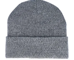 Wood Patch Beanie Light Heather Cuff - SQRTN