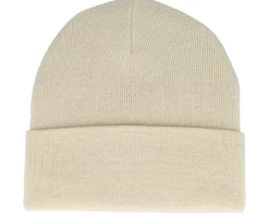 Wood Patch Beanie Sand Cuff - SQRTN