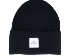 Wood Raw Beanie Black Cuff - SQRTN