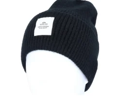 Wood Raw Beanie Black Cuff - SQRTN