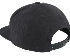 Woodburn Black Vintage Wash Snapback - Brixton
