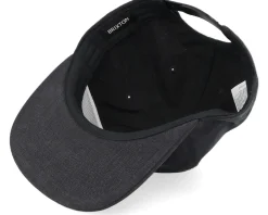 Woodburn Black Vintage Wash Snapback - Brixton