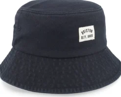 Woodburn Packable Hat Black Sol Wash Bucket - Brixton