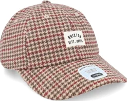 Woodburn Tiger's Eye/Brown Houndstooth Dad Cap - Brixton