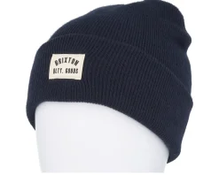 Woodburn Watch Cap Beanie Navy Cuff - Brixton