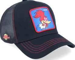 Woody Woodpecker Black Trucker - Capslab