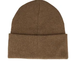 Wool Blend Beanie Brown Cuff - Lacoste