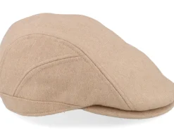 Wool blend Beige Flat Cap - Seeberger