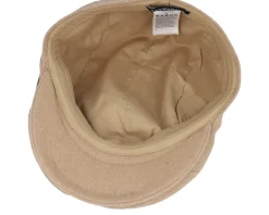 Wool blend Beige Flat Cap - Seeberger