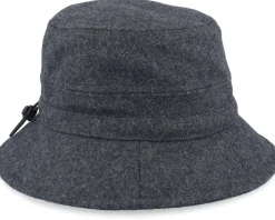 Wool Blend Black Bucket - Seeberger