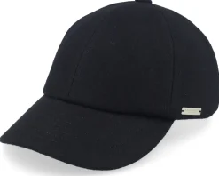 Wool Blend Black Dad Cap - Seeberger