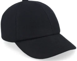Wool Blend Black Dad Cap - Seeberger