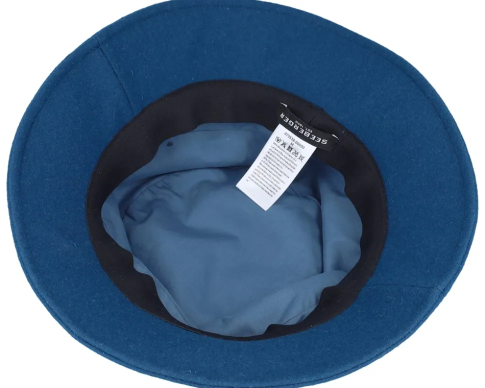Wool Blend Blue Bucket - Seeberger