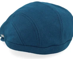 Wool blend Blue Flat Cap - Seeberger