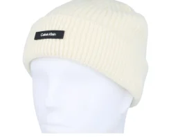 Wool Docker Egret Short Beanie - Calvin Klein
