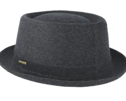 Wool Grey Pork Pie - Stetson