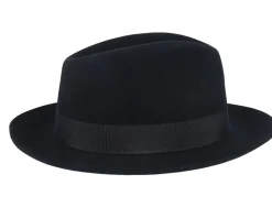 Woolfelt/Cashmere Black Fedora - Stetson