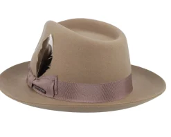 Woolfelt/Cashmere Light Almond Fedora - Stetson