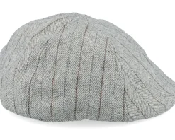 Woolmix Fabric Ivy Grey Flat Cap - Seeberger