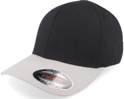 Wooly Combed Black/Silver Flexfit - Flexfit