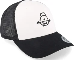 Workout Fitness Logo Black/White Trucker - Berzerk