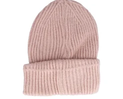 Woven Signature Cozy Beanie Dusty Rose Cuff - Karl Kani