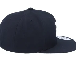 X Letter 3D Black Snapback - Iconic