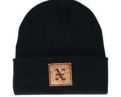 X Letter Patch Black Cuff - Iconic