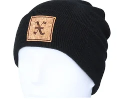 X Letter Patch Black Cuff - Iconic