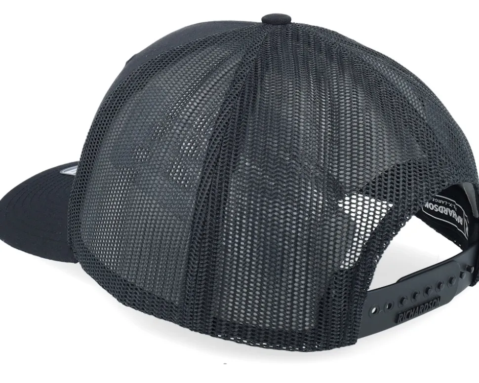 112XL Solid Black X-Large Trucker - Richardson