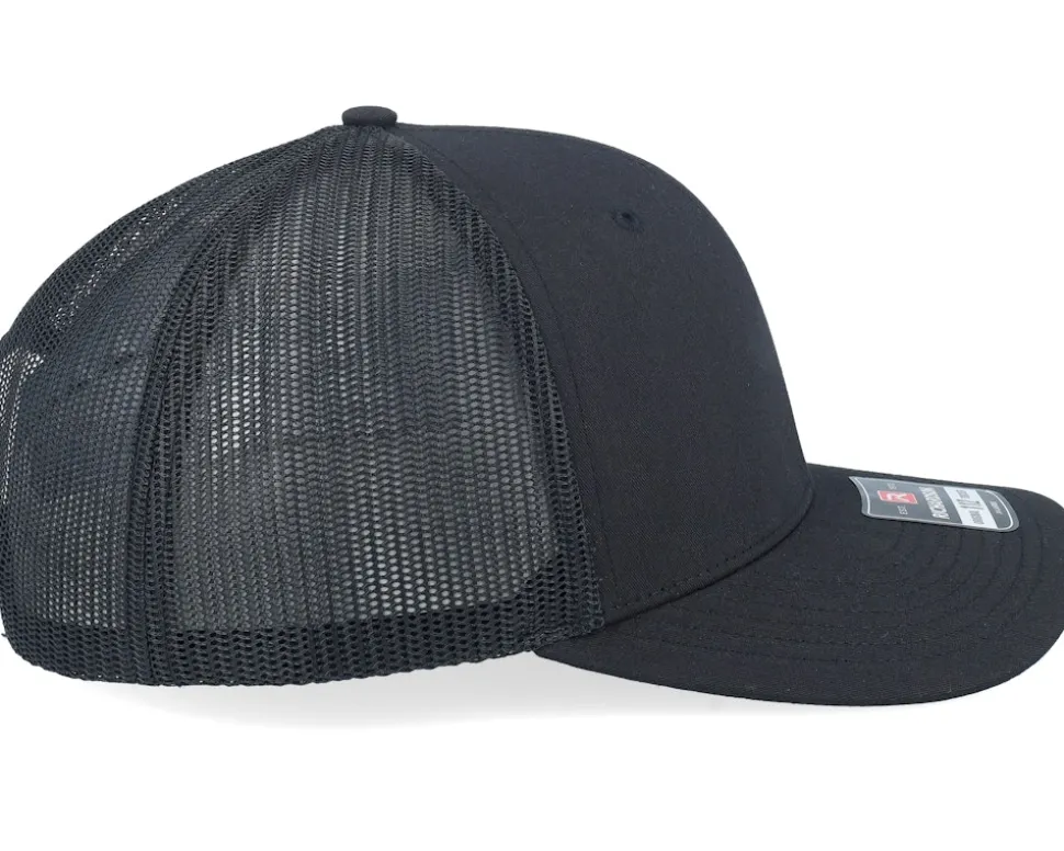 112XL Solid Black X-Large Trucker - Richardson
