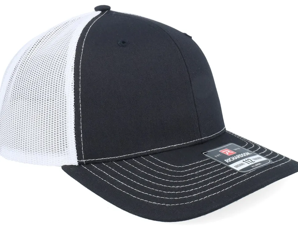 112XL Split Black/White X-Large Trucker - Richardson