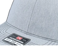 112XL Split Heather Grey/Black X-Large Trucker - Richardson