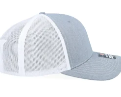 112XL Split Heather Grey/White X-Large Trucker - Richardson