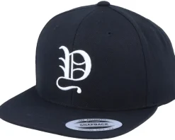 Y Letter 3D Black Snapback - Iconic