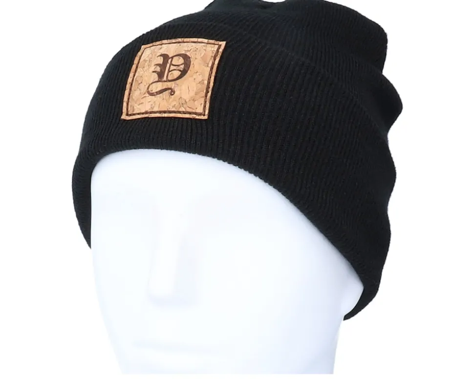 Y Letter Patch Black Cuff - Iconic