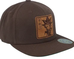 Yami Yugi Engraved Brown Snapback - Yu-Gi-Oh