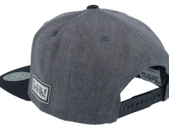 Yami Yugi Grey Engraved Charcoal Snapback - Yu-Gi-Oh