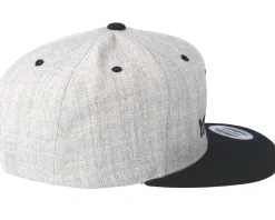 Yapan Logo Heather Grey/Black Snapback - Yapan