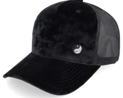 Yin Yang Velvet Black/Black A-frame Trucker - Iconic