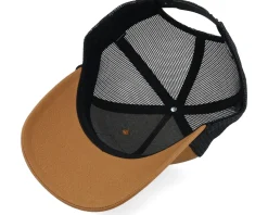 Yosemite Adventure Brown Patch Caramel/Black Rope Trucker - Wild Spirit