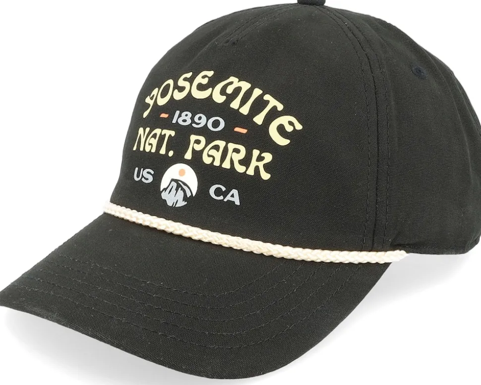 Yosemite Np Canvas Cappy Black Dad Cap - American Needle